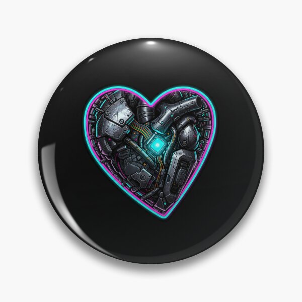 Artikelvorschau, Cyberpunk Heart Valentine Pulse entworfen und verkauft von elderberry.
