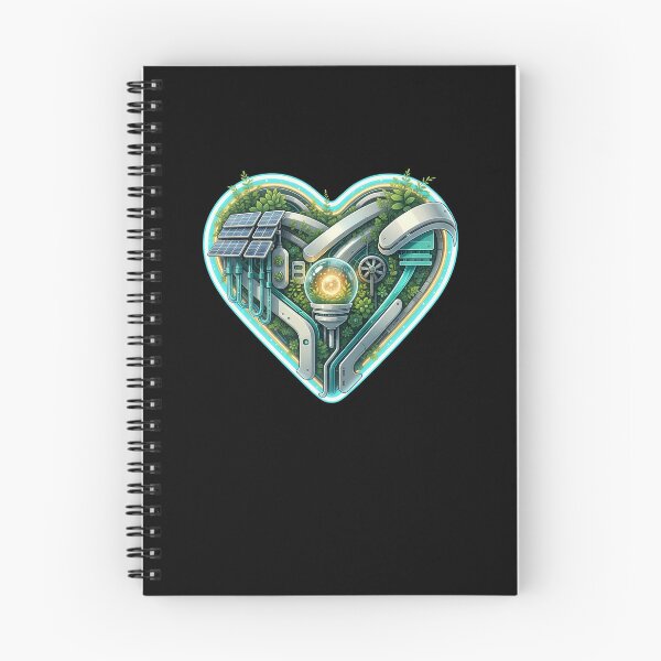 Item preview, Solarpunk Heart Valentine designed and sold by elderberry.