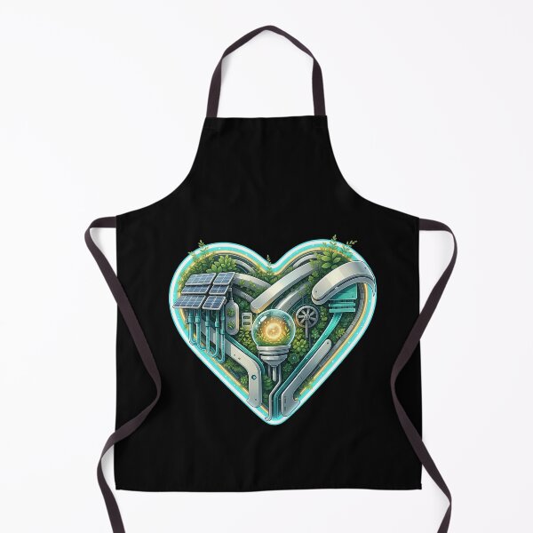 Item preview, Solarpunk Heart Valentine designed and sold by elderberry.
