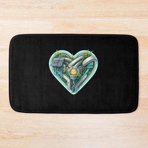 Item preview, Solarpunk Heart Valentine designed and sold by elderberry.