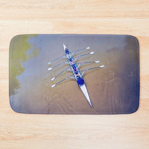 Item preview, Rowing Crew on Calm Water Aerial View Sports Photography designed and sold by Michael van der Hoorn.