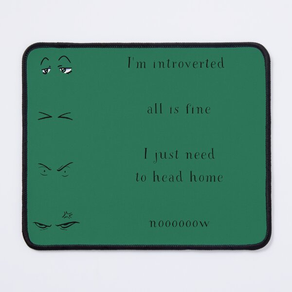 Item preview, When the Introvert Needs Air designed and sold by soukipsy.