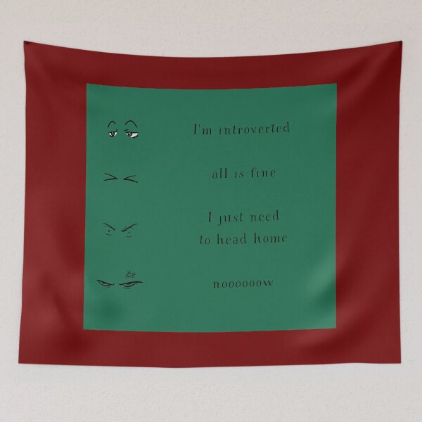 Item preview, When the Introvert Needs Air designed and sold by soukipsy.