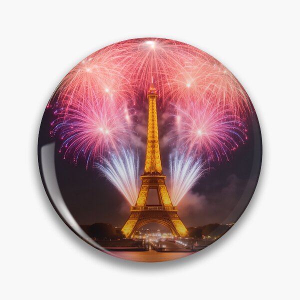 Item preview, Paris Eiffel Tower Fireworks designed and sold by aykiradesigns.