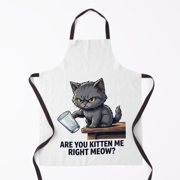 Item preview, Are You Kitten Me Right Meow Funny Cat Pun designed and sold by Belgian Shirts.