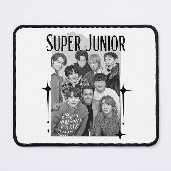 Item preview, Super Junior K-Pop Legacy Tribute Kpop boy group Art members Scrapbook Collage Cozy Y2K Vintage Design designed and sold by HELL0WBELLO.