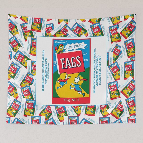 Item preview, "FAGS" ICONIC AUSTRALIAN CONFECTIONERY, RETRO LOLLY designed and sold by Brydson-Art.