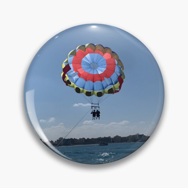 Item preview, Colorful Parasailing Adventure Over Bright Blue Sea designed and sold by Torizo.