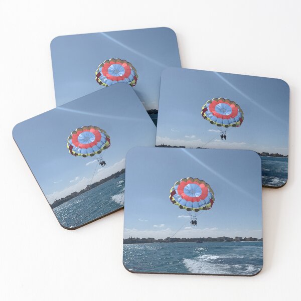 Item preview, Colorful Parasailing Adventure Over Bright Blue Sea designed and sold by Torizo.