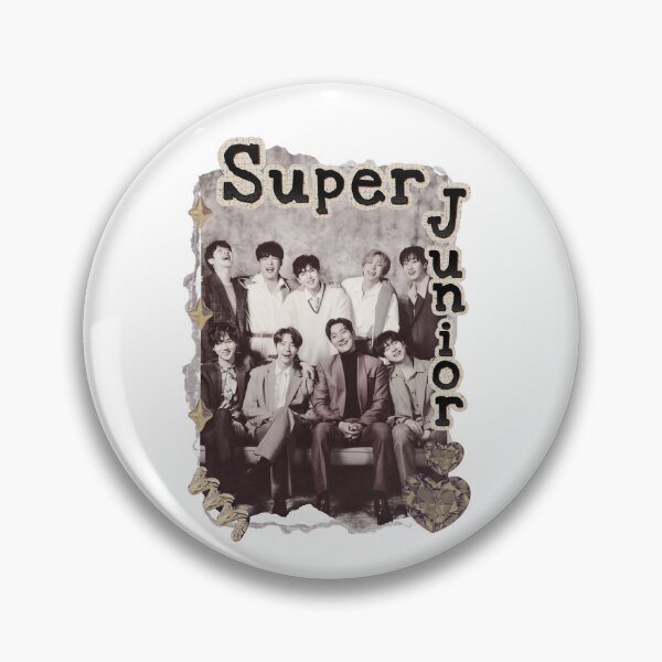 Item preview, Super Junior K-Pop Legacy Tribute Kpop boy group Art Scrapbook Collage Cozy Y2K Vintage Design designed and sold by HELL0WBELLO.
