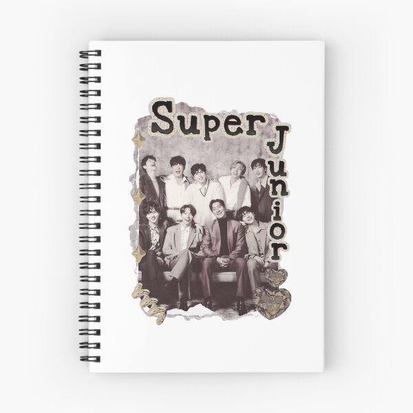 Item preview, Super Junior K-Pop Legacy Tribute Kpop boy group Art Scrapbook Collage Cozy Y2K Vintage Design designed and sold by HELL0WBELLO.