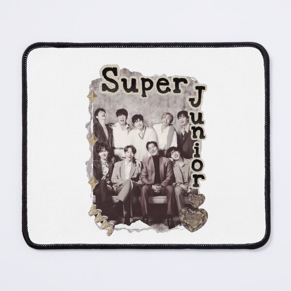 Item preview, Super Junior K-Pop Legacy Tribute Kpop boy group Art Scrapbook Collage Cozy Y2K Vintage Design designed and sold by HELL0WBELLO.