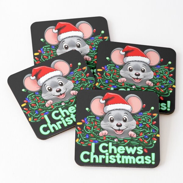 Item preview, XMAS MOUSE I CHEWS CHRISTMAS designed and sold by Uglyandcute.