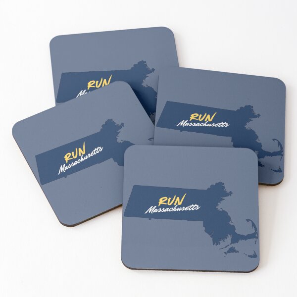 Item preview, Run Massachusetts • MA Running State Map Design designed and sold by More ER Tee's.