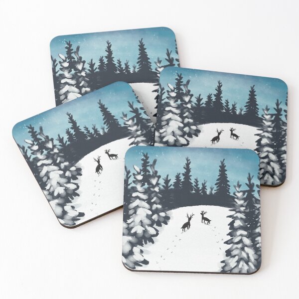 Item preview, Winter Deer designed and sold by cafefaevans.