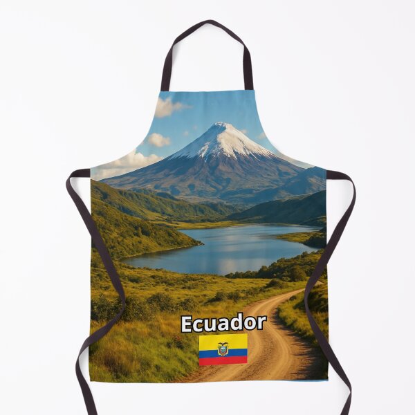 Item preview, Ecuador scenic travel nature landscape poster  designed and sold by Tienda-Vane.