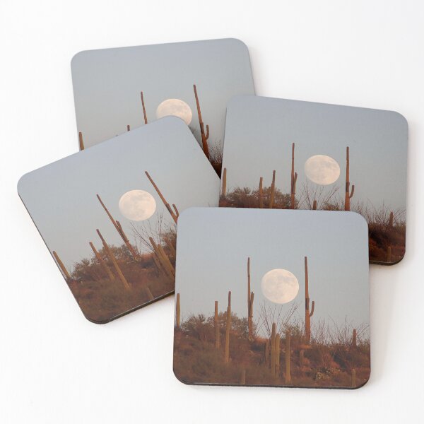 Item preview, Amazing Moon Rise Saguaro Cacti designed and sold by simonjayphotos.