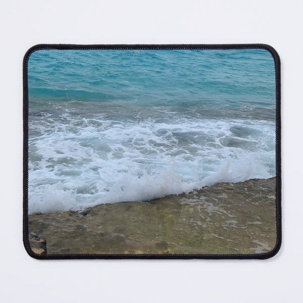 Item preview, Turquoise Waves Hitting the Rocky Shore designed and sold by Torizo.