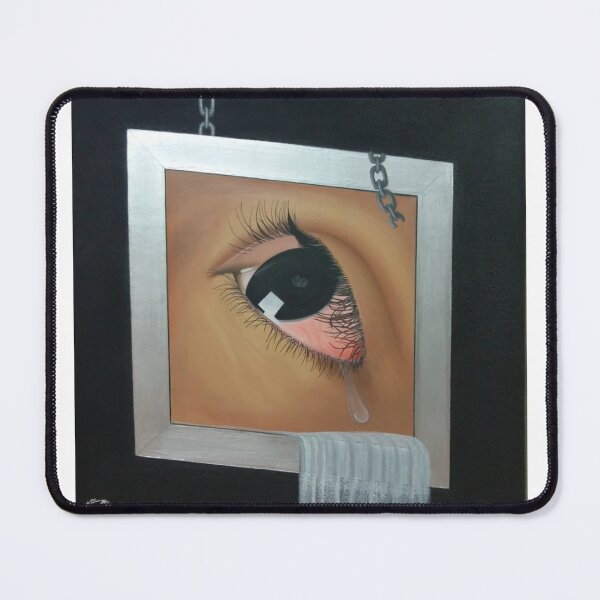 Item preview, Crying Eye Painting – Emotional Realistic Art in Oil Colors designed and sold by memefeather.