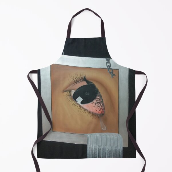 Item preview, Crying Eye Painting – Emotional Realistic Art in Oil Colors designed and sold by memefeather.