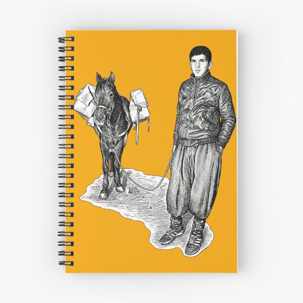 Item preview, Man with Donkey and Cargo designed and sold by Naux | Design & Illustration.
