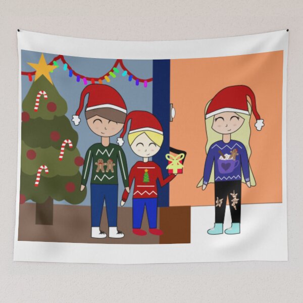 Item preview, Ford and Freddie's Christmas Doorstep + Eve designed and sold by GooglyEyes-.