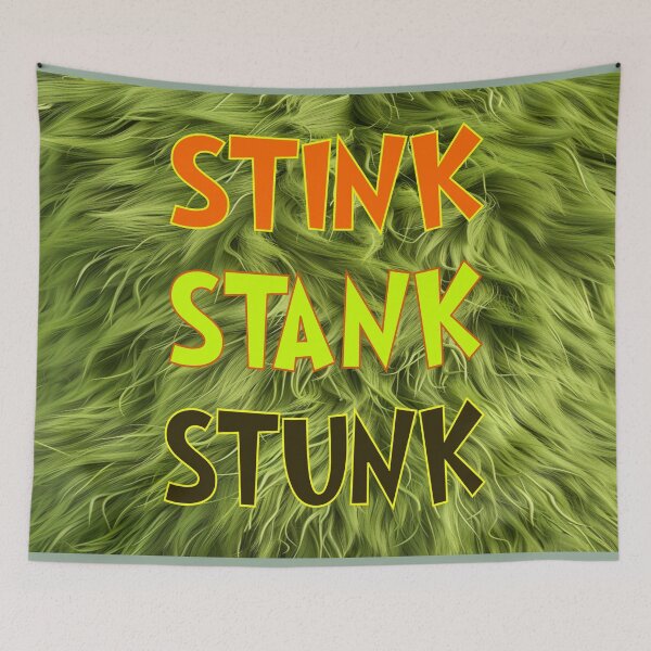 Item preview, “Stink Stank Stunk – Hilariously Grinchy Holiday Mood” designed and sold by MysticOzzy.
