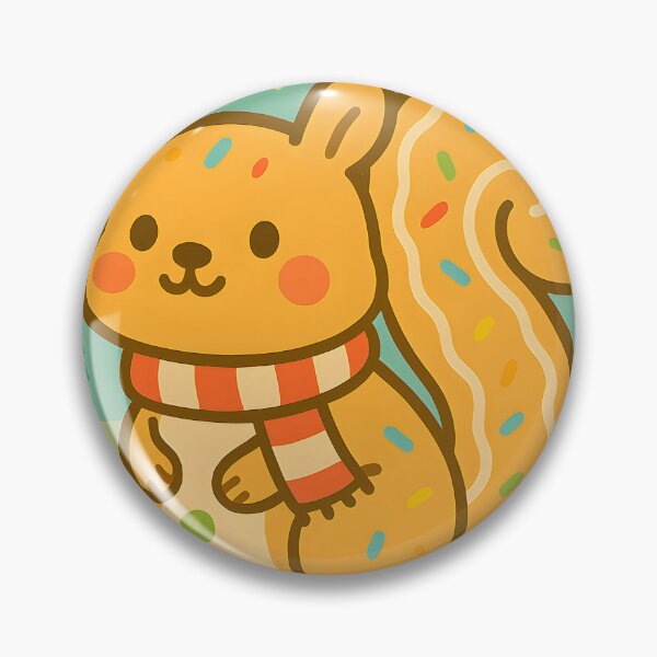 Item preview, Sugar Cookie Squirrel – Kawaii Holiday Animal Treat designed and sold by Whiskers&Waffles.