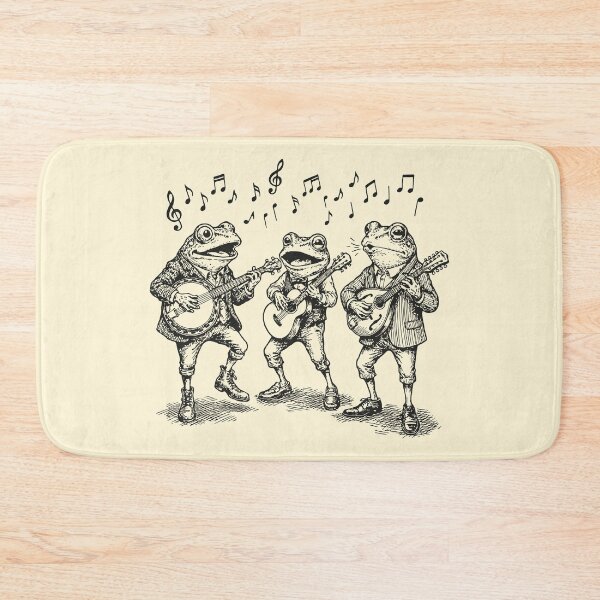 Item preview, Frogs Band Funny Folk Music Lover Toads designed and sold by Y-Vibes.