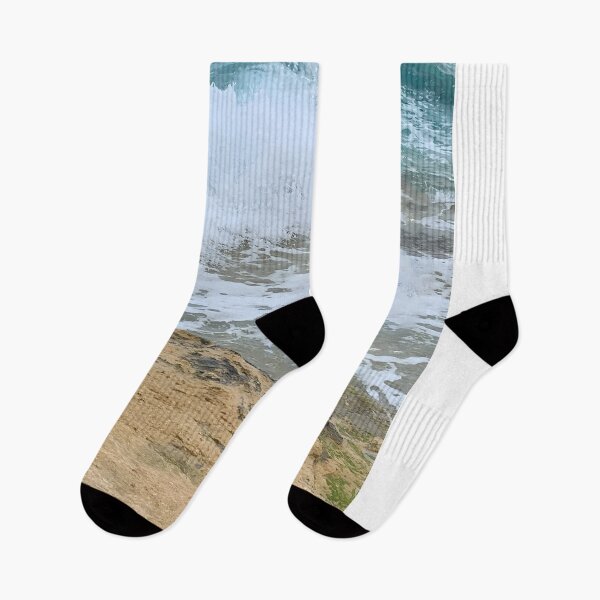 Item preview, Sea Waves Crashing on Coastal Rocks designed and sold by Torizo.