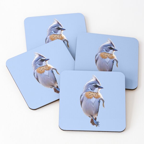 Item preview, Anime Bird Black Mantis Recon Drone Light Blue Background Accessories designed and sold by ParisPoet.