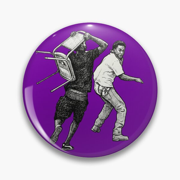 Item preview, Man Chasing Someone with a Chair designed and sold by Naux | Design & Illustration.