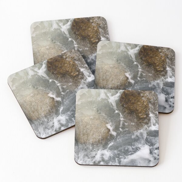 Item preview, Waves Splashing Over Coastal Rocks designed and sold by Torizo.