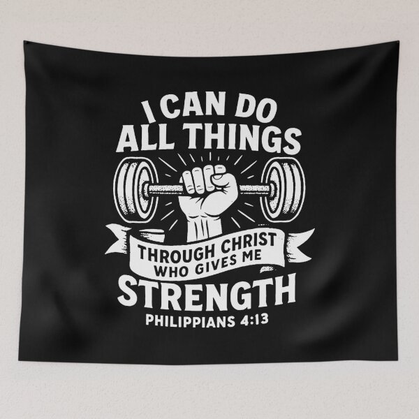 Item preview, Philippians 4:13 I can do all things through Christ who gives me strength designed and sold by plushism.