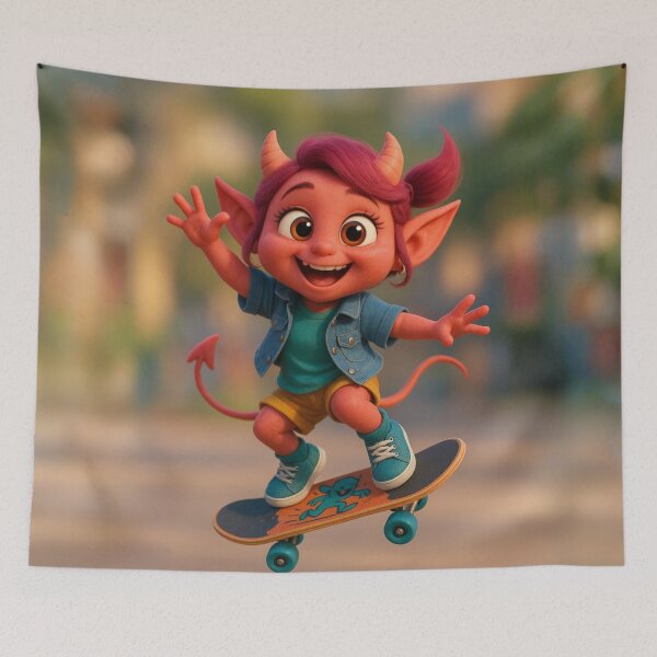 Item preview, Skater Imp Girl designed and sold by Sillytoe.