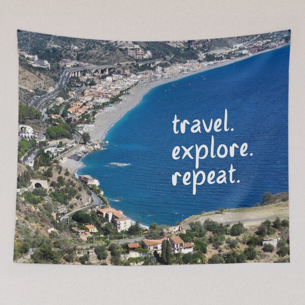 Item preview, Travel. Explore. Repeat. Taormina, Sicily, Italy designed and sold by CHASAcreative.