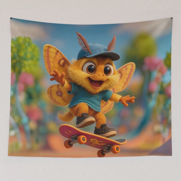Item preview, Skater Imperial Moth designed and sold by Sillytoe.