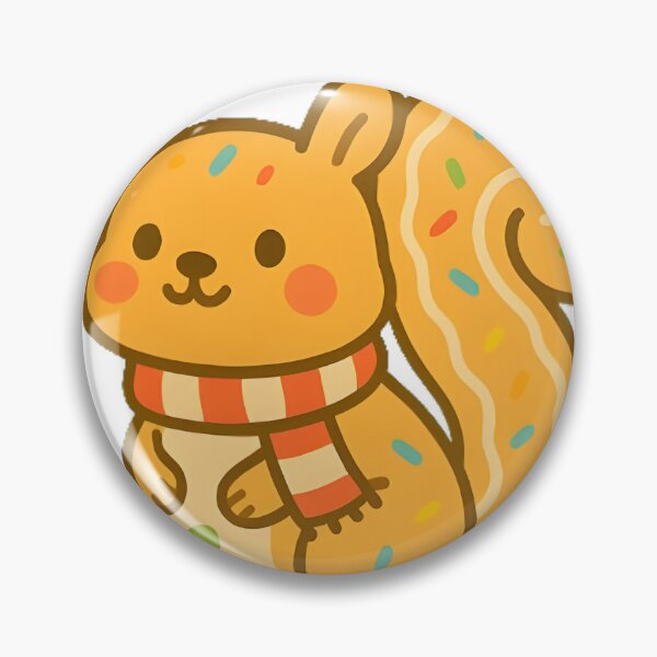 Item preview, Sugar Cookie Squirrel – Kawaii Holiday Animal Treat designed and sold by Whiskers&Waffles.
