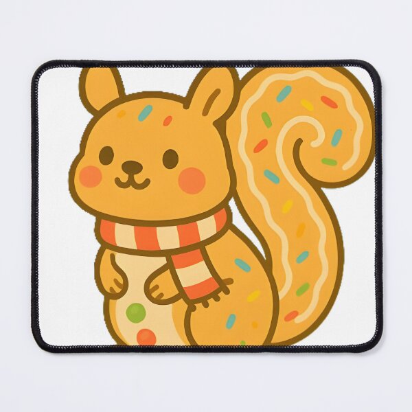 Item preview, Sugar Cookie Squirrel – Kawaii Holiday Animal Treat designed and sold by Whiskers&Waffles.