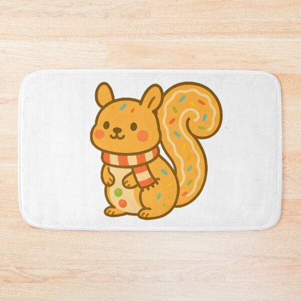 Item preview, Sugar Cookie Squirrel – Kawaii Holiday Animal Treat designed and sold by Whiskers&Waffles.