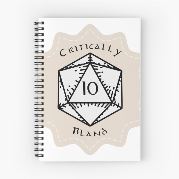 Item preview, Critically Bland designed and sold by RoarCatReads.
