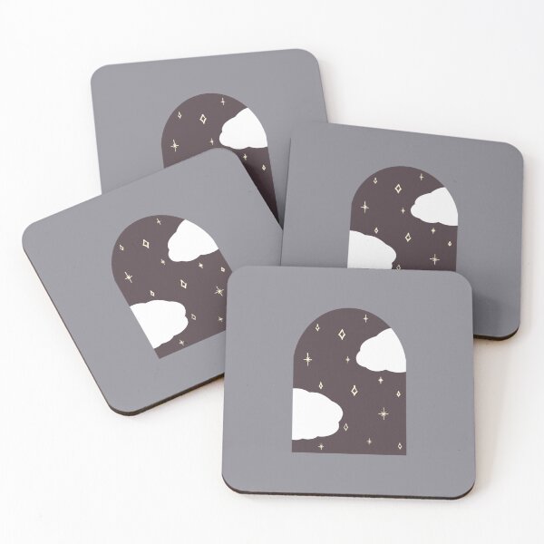 Item preview, Grey Starry Sky designed and sold by CozyBerry Creations.