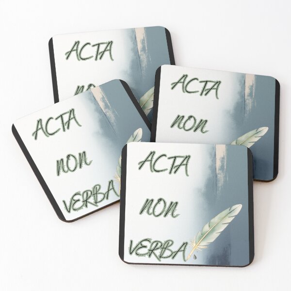 Item preview, Acta Non Verba- Actions Not Words Minimalist Ink designed and sold by Anyshca.