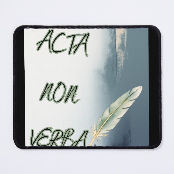 Item preview, Acta Non Verba- Actions Not Words Minimalist Ink designed and sold by Anyshca.