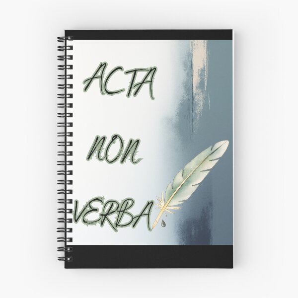 Item preview, Acta Non Verba- Actions Not Words Minimalist Ink designed and sold by Anyshca.