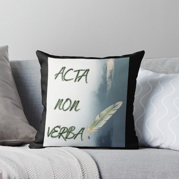 Item preview, Acta Non Verba- Actions Not Words Minimalist Ink designed and sold by Anyshca.