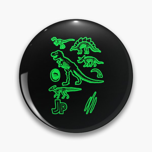 Item preview, green dinosaur park skeletons  designed and sold by Blck-Acid-Devil.