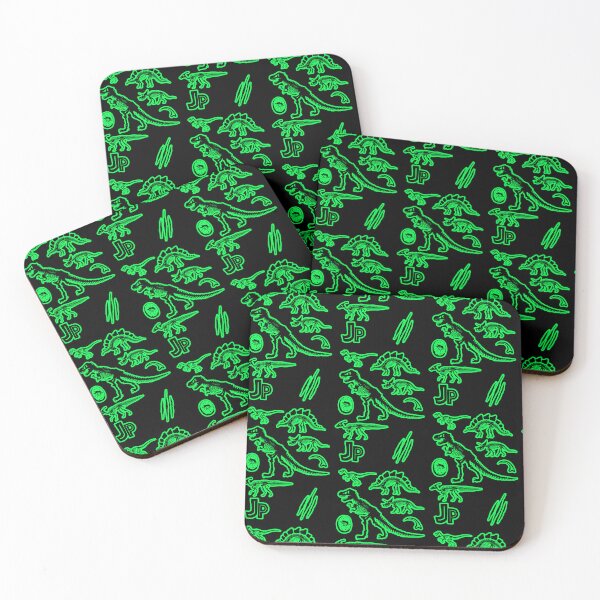 Item preview, green dinosaur park skeletons  designed and sold by Blck-Acid-Devil.