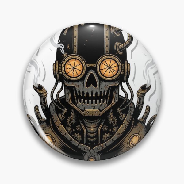 Item preview, Mechanical Skull designed and sold by PunkVerseStudio.