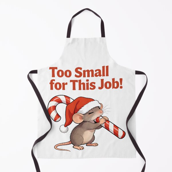 Item preview, XMAS MOUSE Too Small for This Job! designed and sold by Uglyandcute.